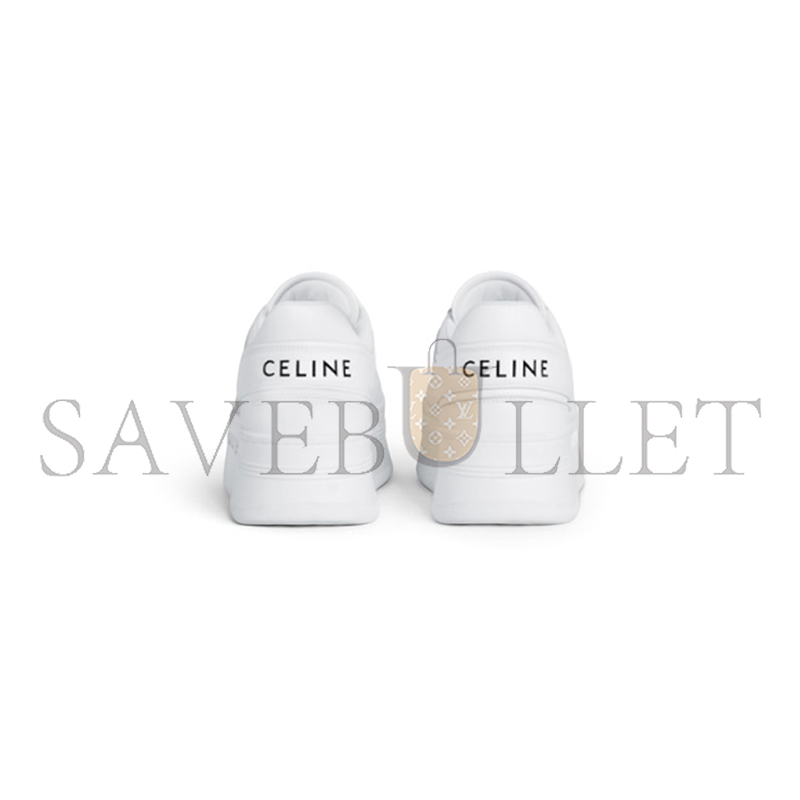 CELINE BLOCK SNEAKERS WITH WEDGE OUTSOLE IN CALFSKIN 346163338C.01OP